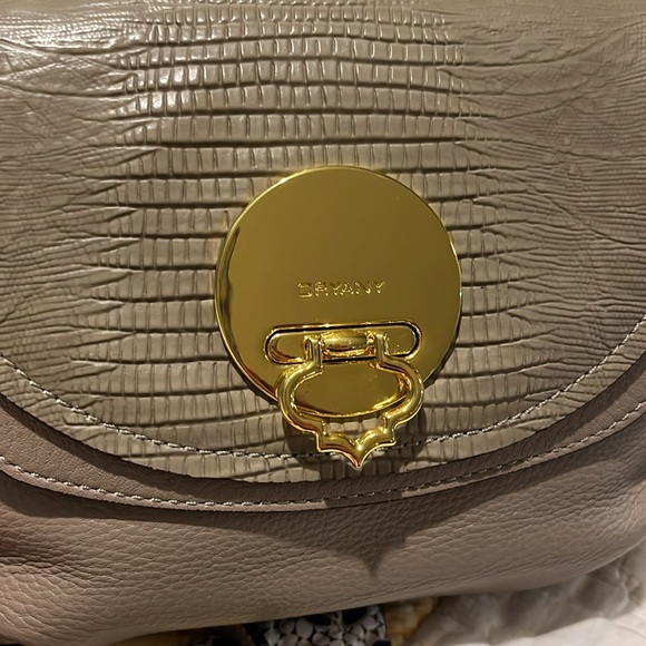 Oryany Taupe Leather Bag - Picture 2 of 10